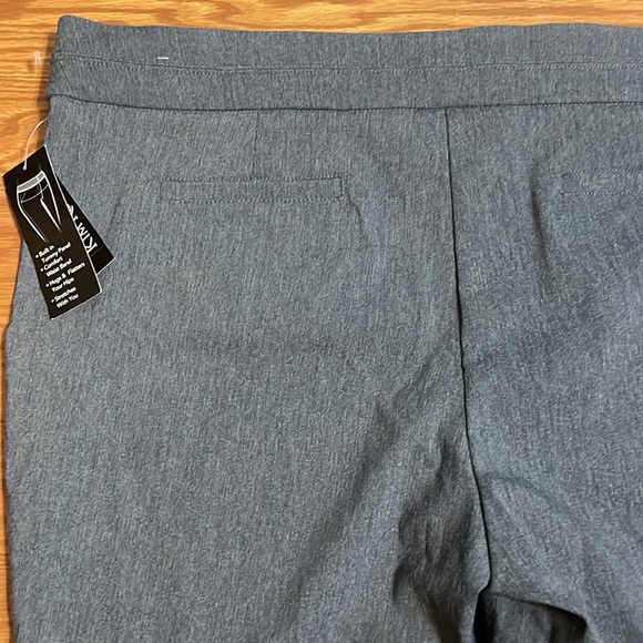 KIM ROGERS STRETCH CHARCOAL PANTS - Picture 6 of 7